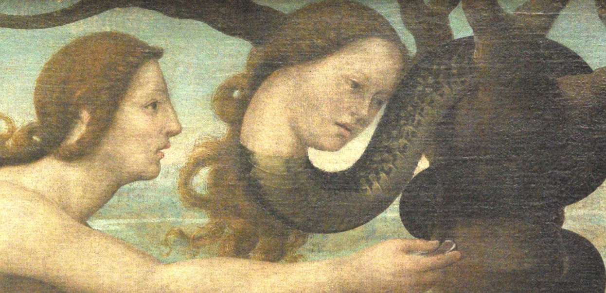 Giuliano Bugiardini, 1475-1554: Adam, Eve (detail), ca. 1510