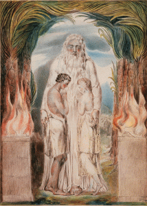 William Blake, 1757-1827: The Clothing of Adam and Eve, 1803.