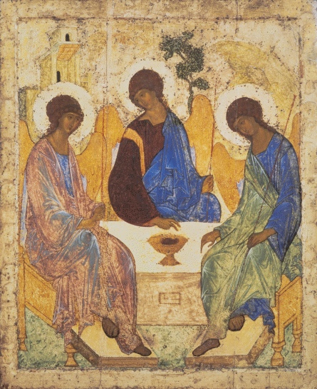 Andrei Rublev, ca. 1360-ca. 1430: The Holy Trinity, ca. 1408-1425.