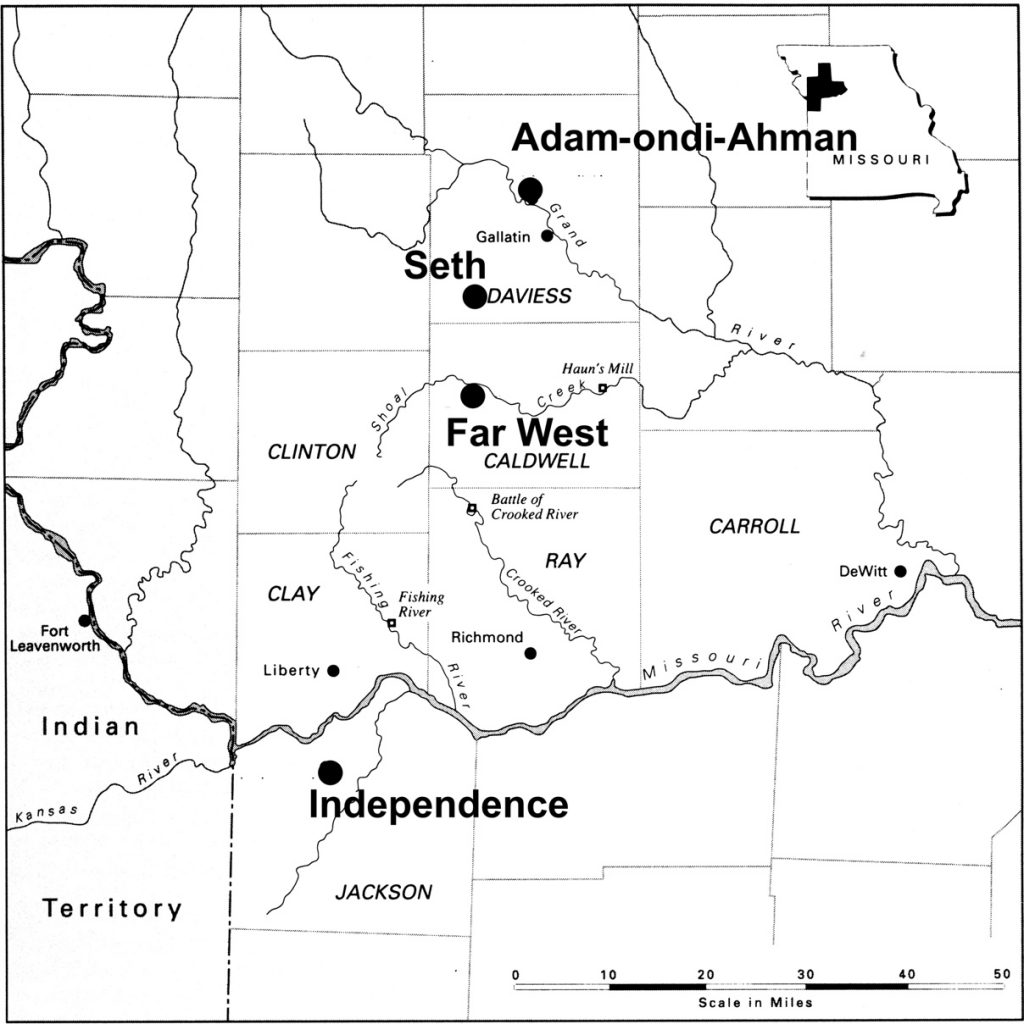 Church History Sites in Western Missouri, 1831-1839.