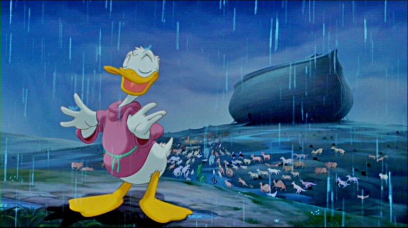 Donald Duck Gathers the Animals to the Ark, 1999.