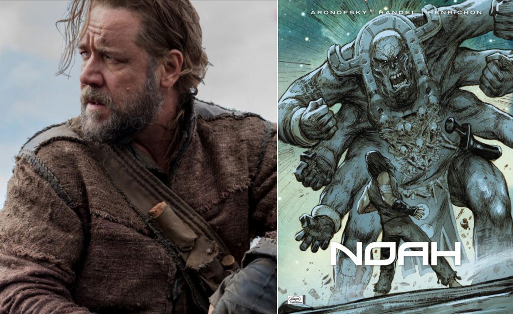 Russell Crowe as Noah; A “Watcher” on the Attack.
