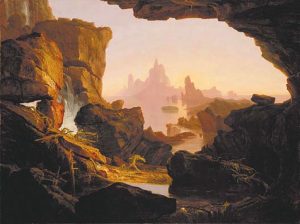 Figure 1. Thomas Cole, 1801-1848: The Subsiding Waters of the Deluge, 1829.